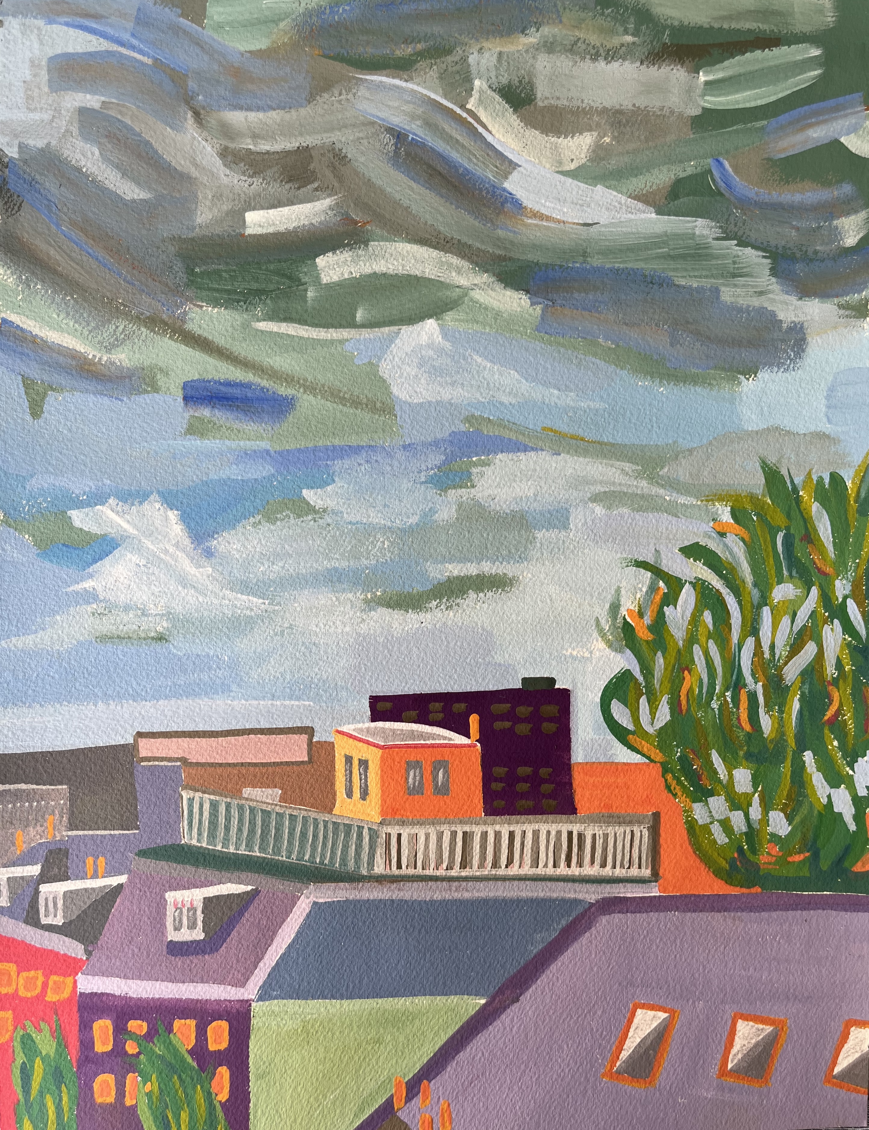 Amstelveenseweg Roof Evening